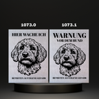 Warnshild Fertiges Design Doodle & Dalmatiner & Beagle & Leopard & Chowchow