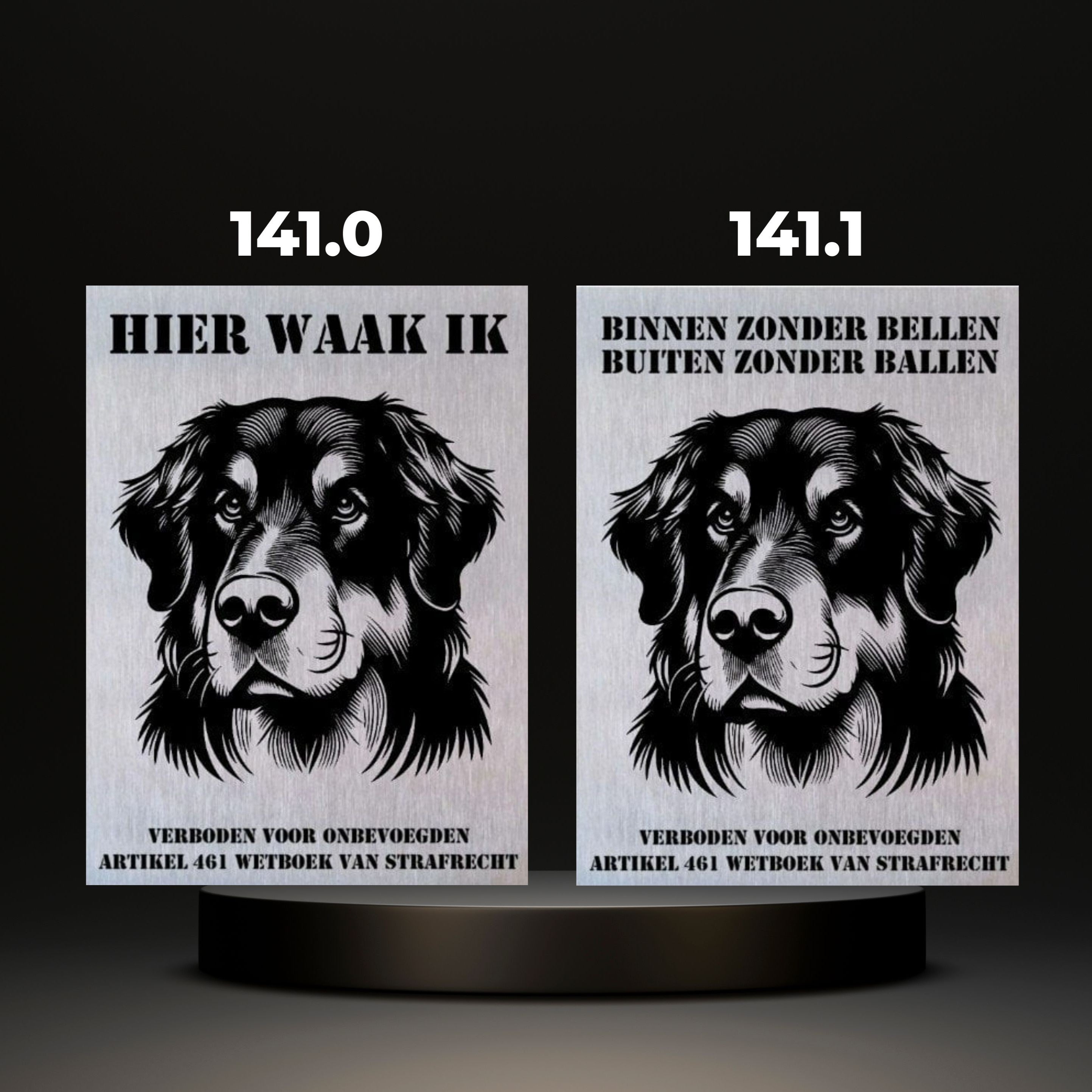Waakbord Kant en klaar Herder & Collie