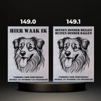 Waakbord Kant en klaar Herder & Collie