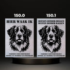 Waakbord Kant en klaar Herder & Collie