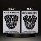 Waakbord Kant en klaar Herder & Collie