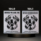 Waakbord Kant en klaar Herder & Collie