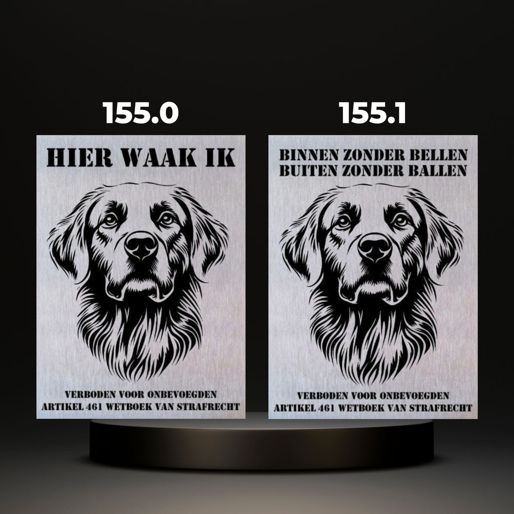 Waakbord Kant en klaar Herder & Collie