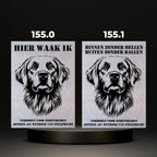 Waakbord Kant en klaar Herder & Collie