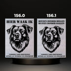 Waakbord Kant en klaar Herder & Collie