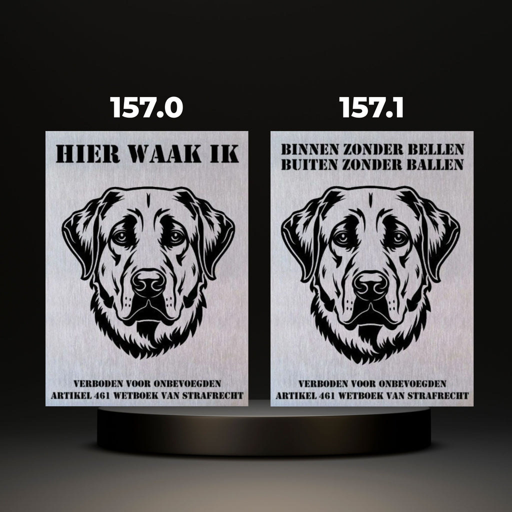 Waakbord Kant en klaar Herder & Collie