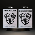 Waakbord Kant en klaar Herder & Collie