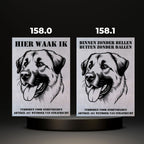 Waakbord Kant en klaar Herder & Collie