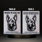 Waakbord Kant en klaar Herder & Collie