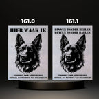 Waakbord Kant en klaar Herder & Collie