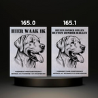 Waakbord Kant en klaar Labrador & Retriever
