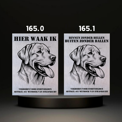 Waakbord Kant en klaar Labrador & Retriever