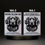 Waakbord Kant en klaar Labrador & Retriever