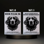 Waakbord Kant en klaar Labrador & Retriever