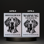 Warnshild Fertiges Design Doodle & Dalmatiner & Beagle & Leopard & Chowchow