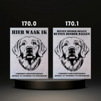 Waakbord Kant en klaar Labrador & Retriever