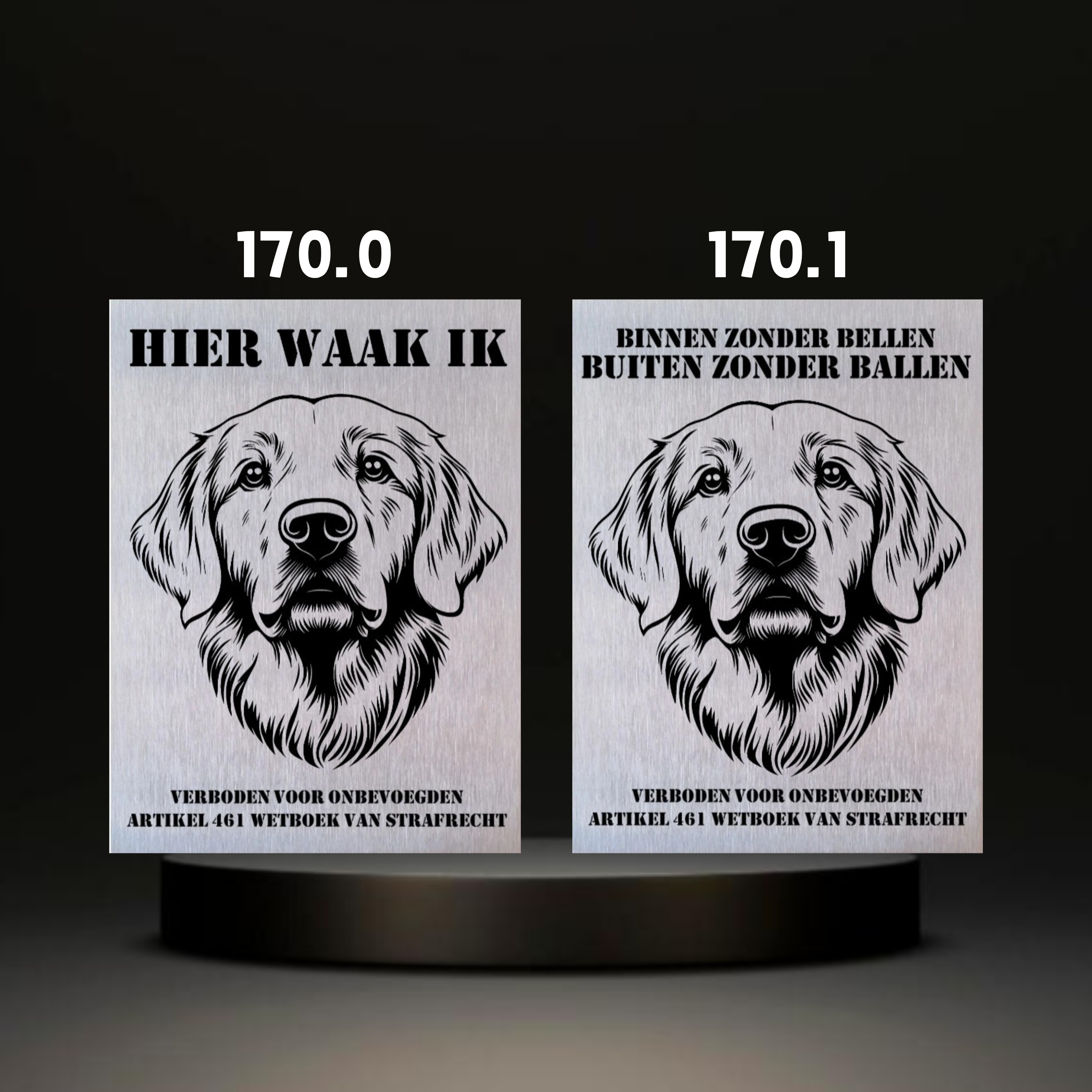 Waakbord Kant en klaar Labrador & Retriever