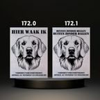 Waakbord Kant en klaar Labrador & Retriever