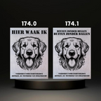 Waakbord Kant en klaar Labrador & Retriever