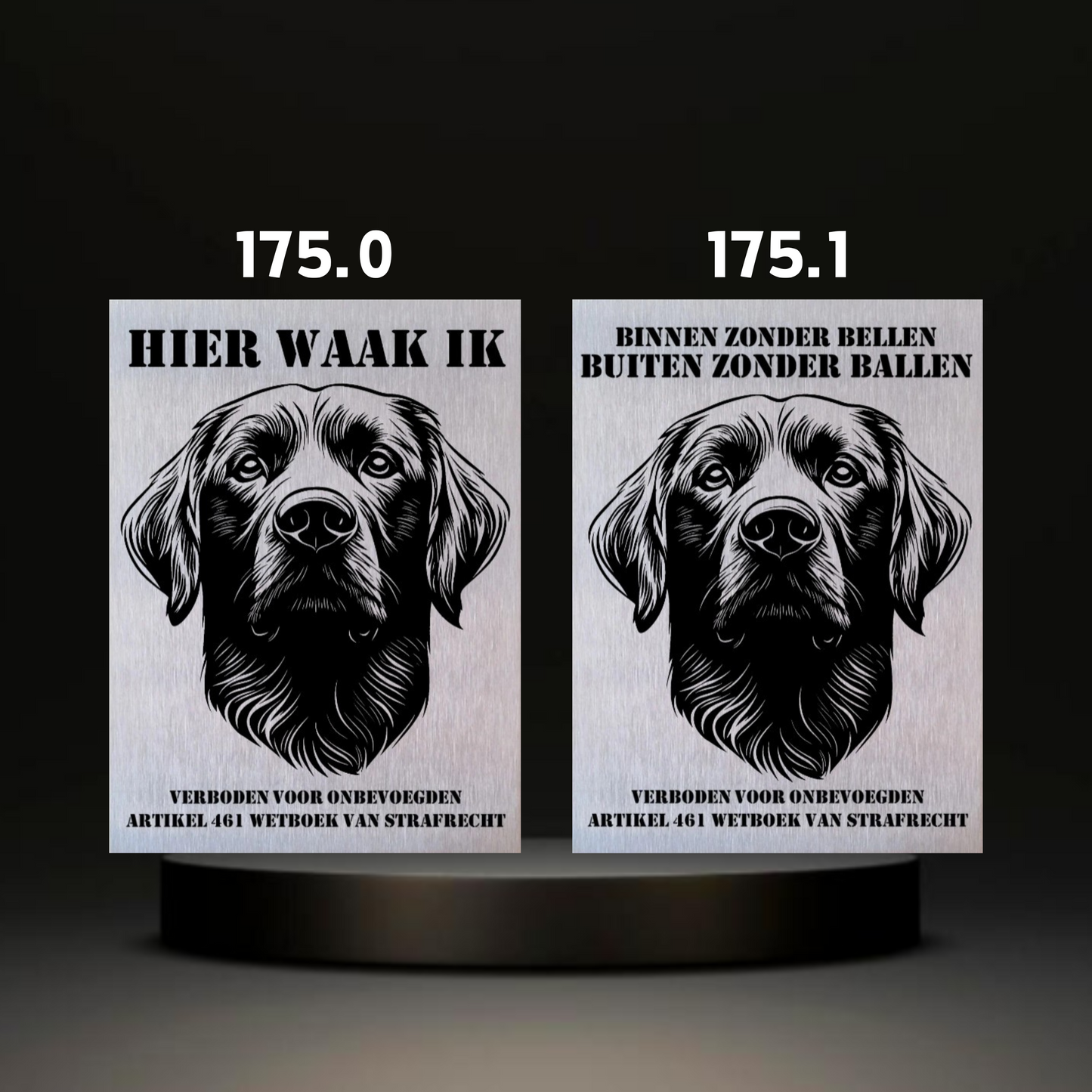 Waakbord Kant en klaar Labrador & Retriever