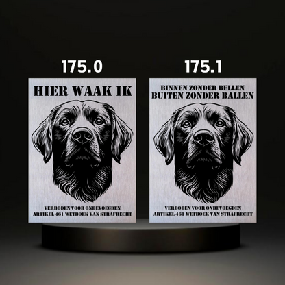 Waakbord Kant en klaar Labrador & Retriever