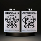Waakbord Kant en klaar Labrador & Retriever