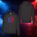AurØ Streetwear Hoodie Zwart (borstlogo)