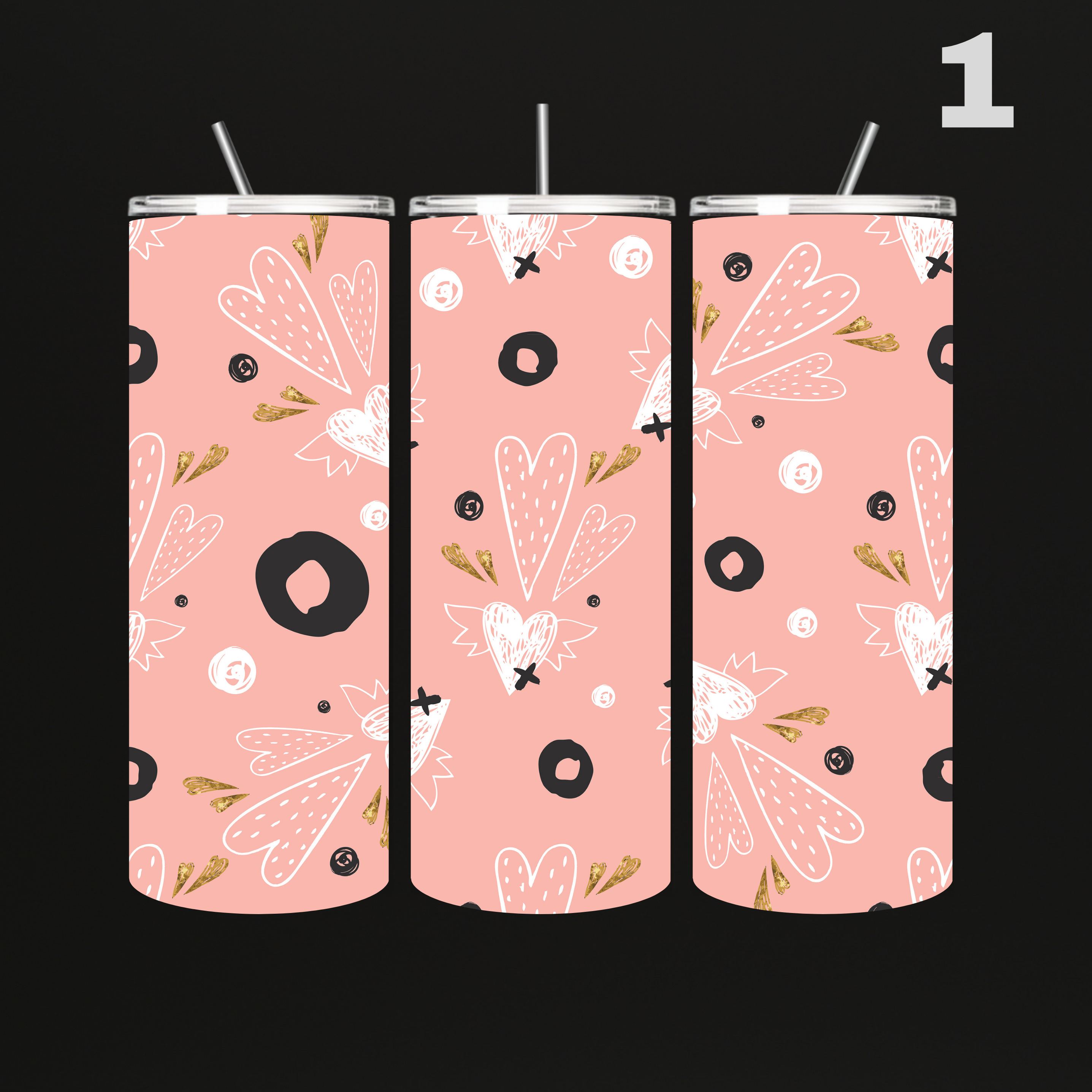 Tumblers Hartjes
