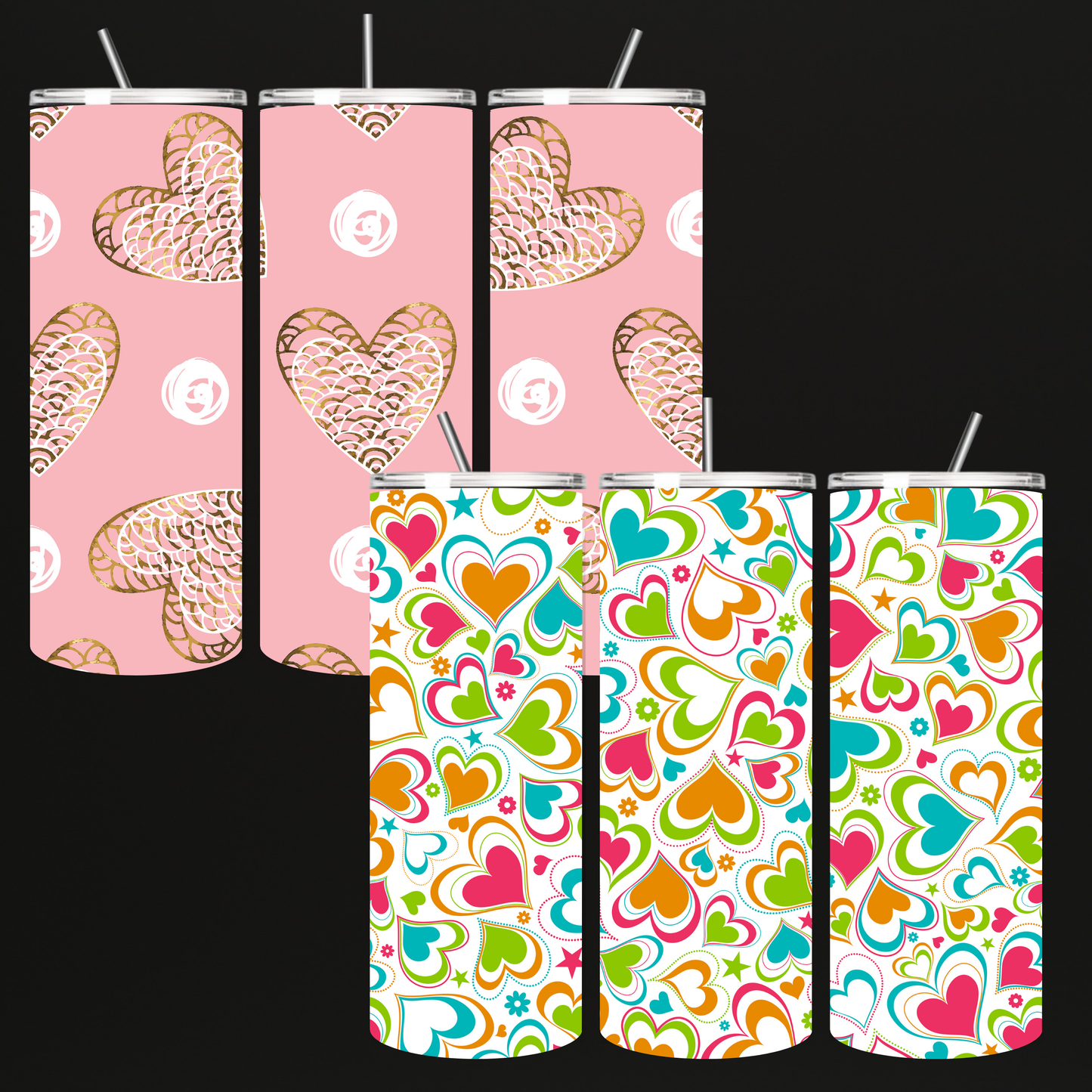 Tumblers Hartjes