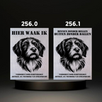 Waakbord Kant en klaar Sint bernhard & Sheepdog & Setter