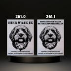 Waakbord Kant en klaar Sint bernhard & Sheepdog & Setter