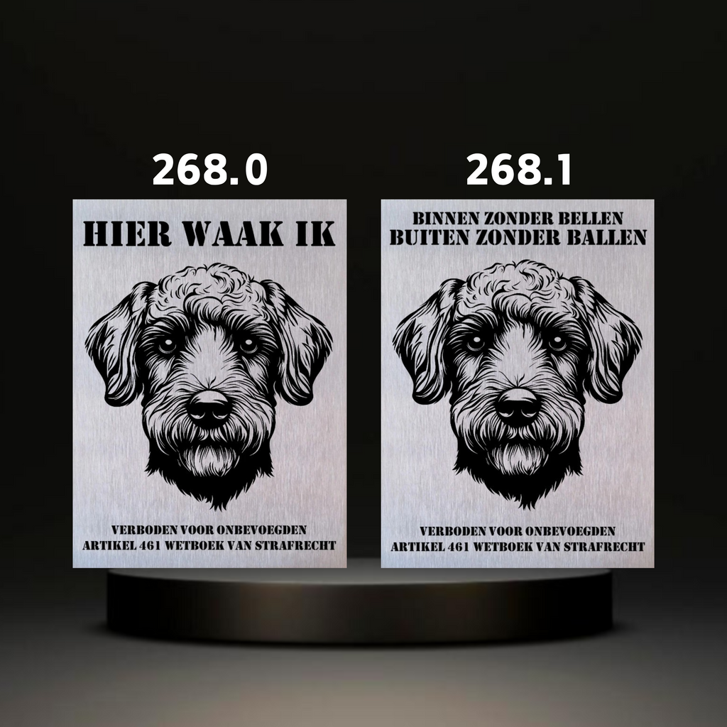 Waakbord Kant en klaar Terriërs & Teckel