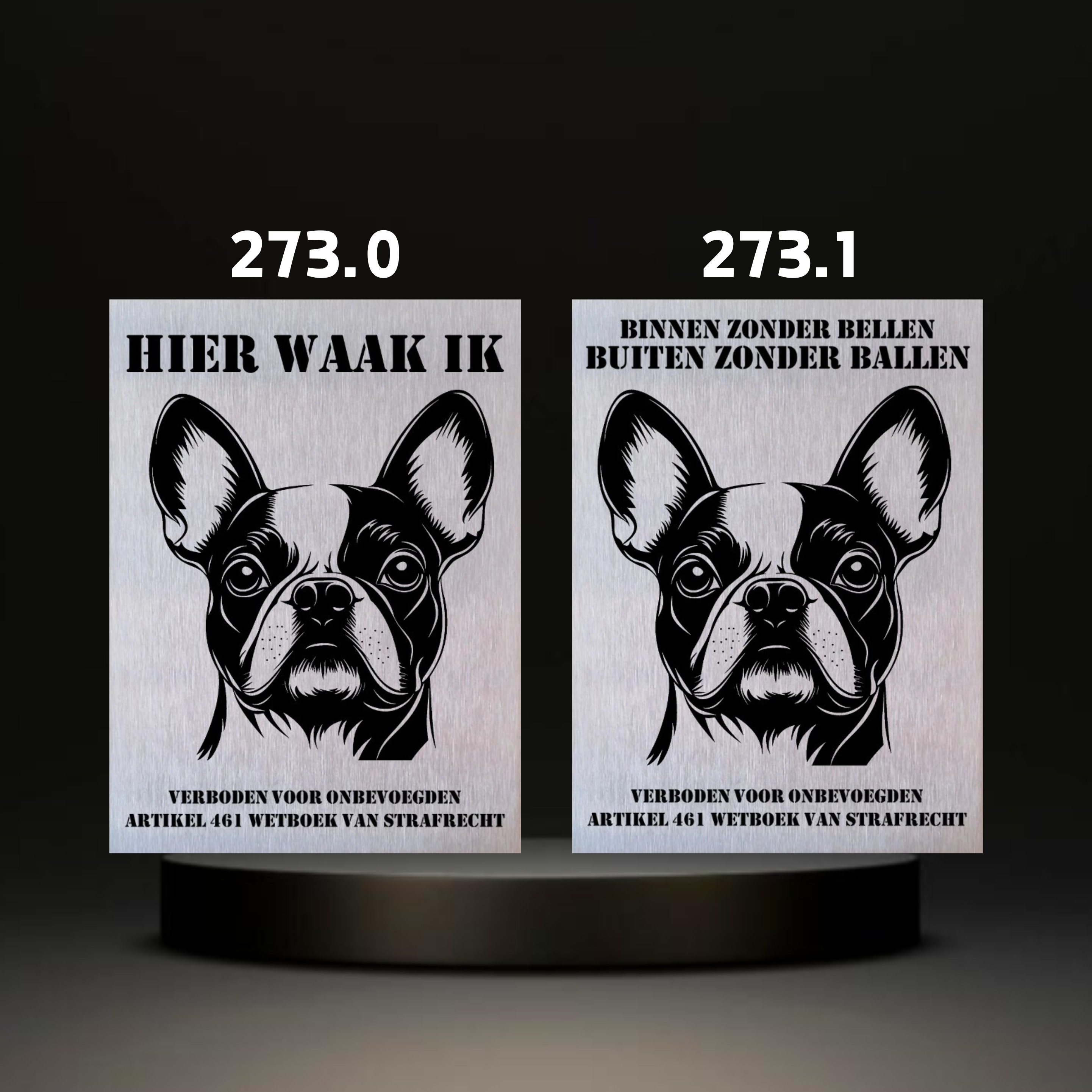 Waakbord Kant en klaar Terriërs & Teckel