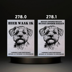 Waakbord Kant en klaar Terriërs & Teckel
