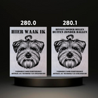 Waakbord Kant en klaar Terriërs & Teckel