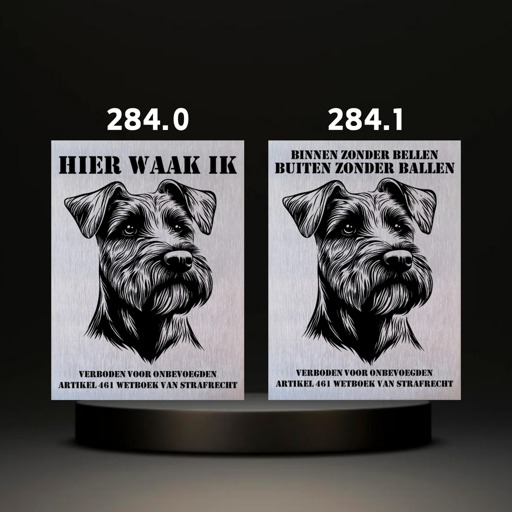Waakbord Kant en klaar Terriërs & Teckel