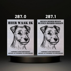 Waakbord Kant en klaar Terriërs & Teckel
