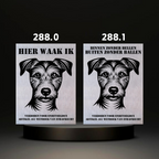 Waakbord Kant en klaar Terriërs & Teckel