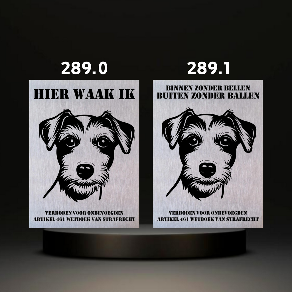 Waakbord Kant en klaar Terriërs & Teckel