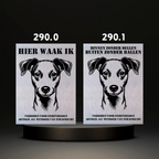 Waakbord Kant en klaar Terriërs & Teckel