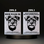 Waakbord Kant en klaar Terriërs & Teckel
