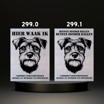 Waakbord Kant en klaar Terriërs & Teckel