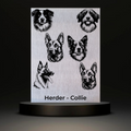 Waakbord Kant en klaar Herder & Collie