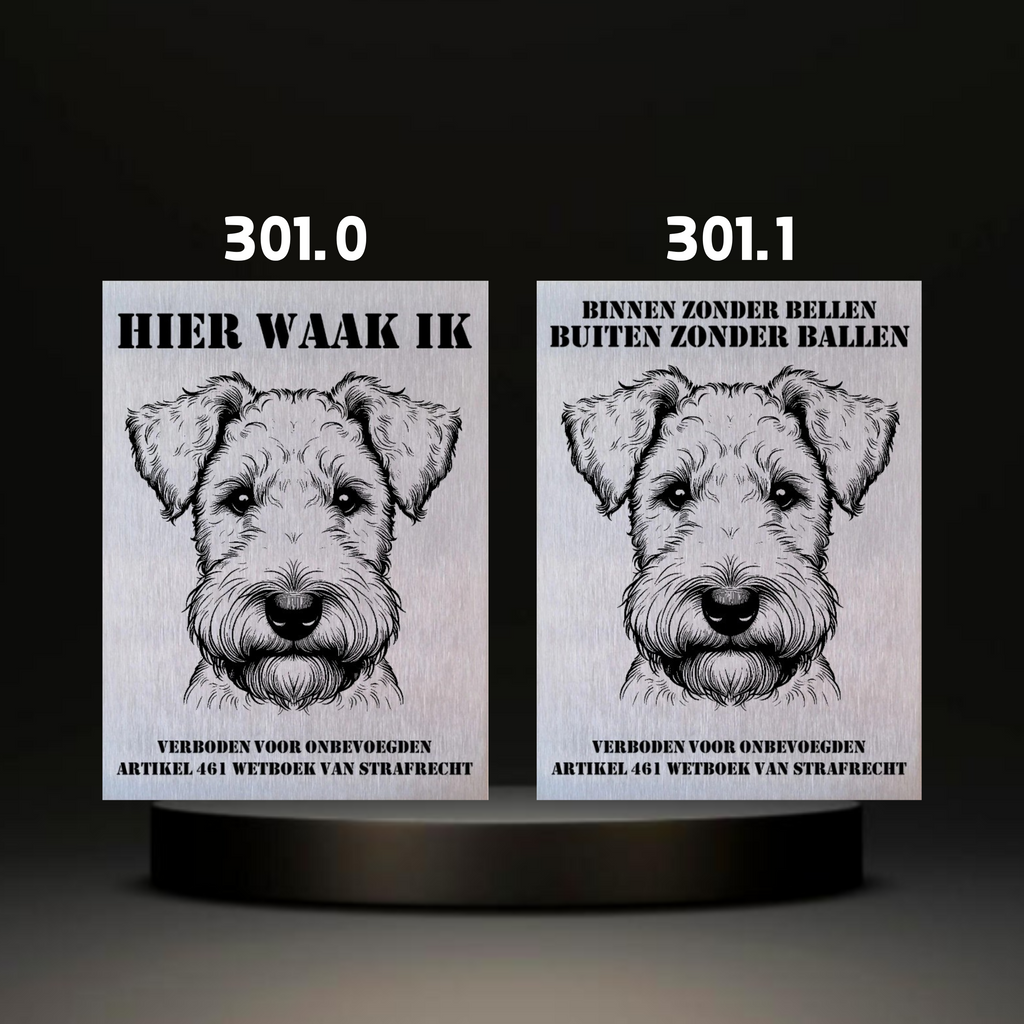 Waakbord Kant en klaar Terriërs & Teckel