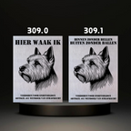 Waakbord Kant en klaar Terriërs & Teckel