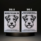 Waakbord Kant en klaar Terriërs & Teckel