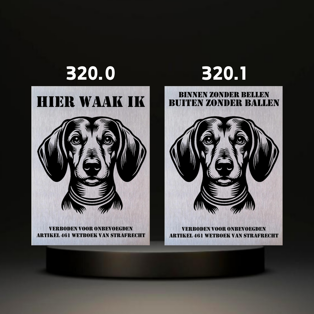 Waakbord Kant en klaar Terriërs & Teckel