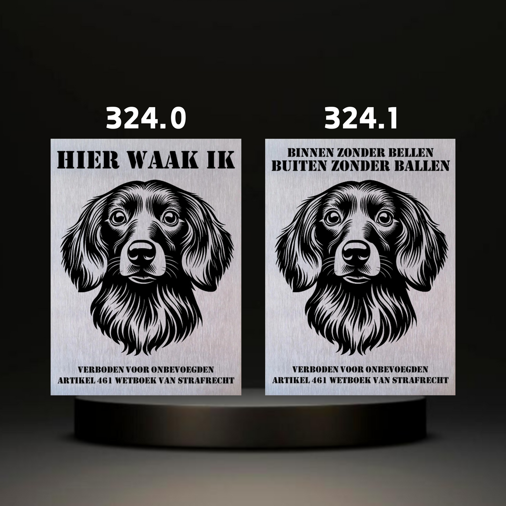 Waakbord Kant en klaar Terriërs & Teckel