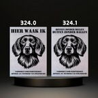 Waakbord Kant en klaar Terriërs & Teckel