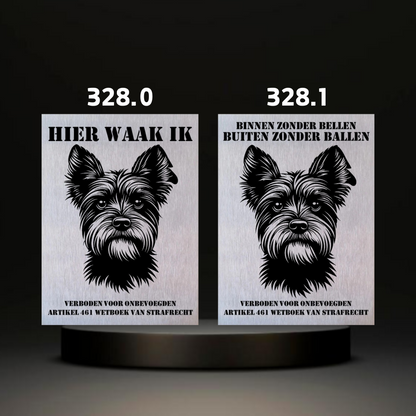 Waakbord Kant en klaar Terriërs & Teckel